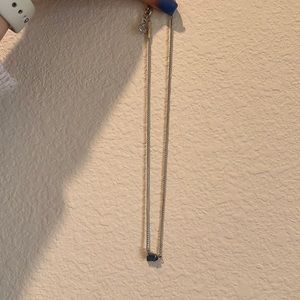 Kendra Scott Blue Drusy Necklace